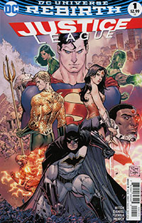 Batman Justice League Rebirth Comic #1 (2016)